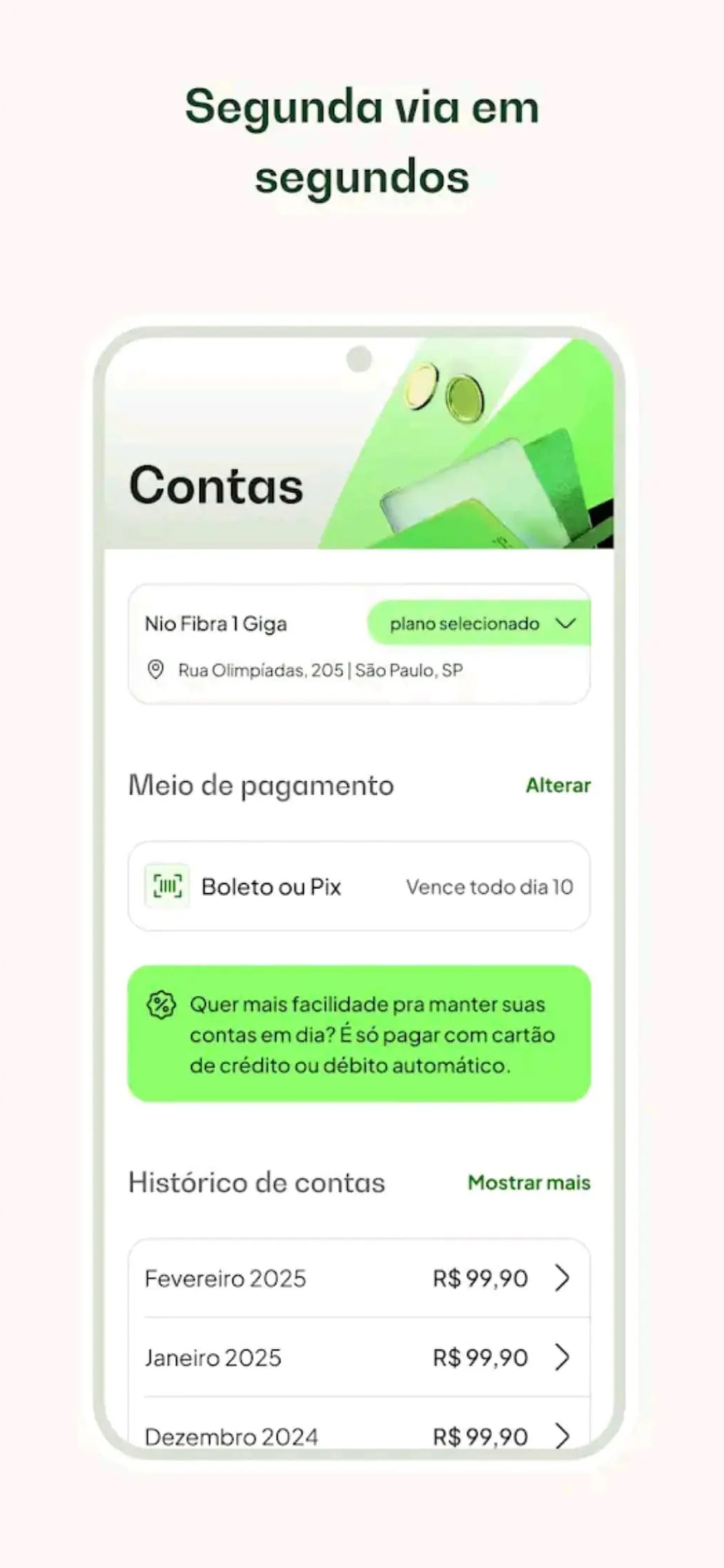 App Nio Fibra